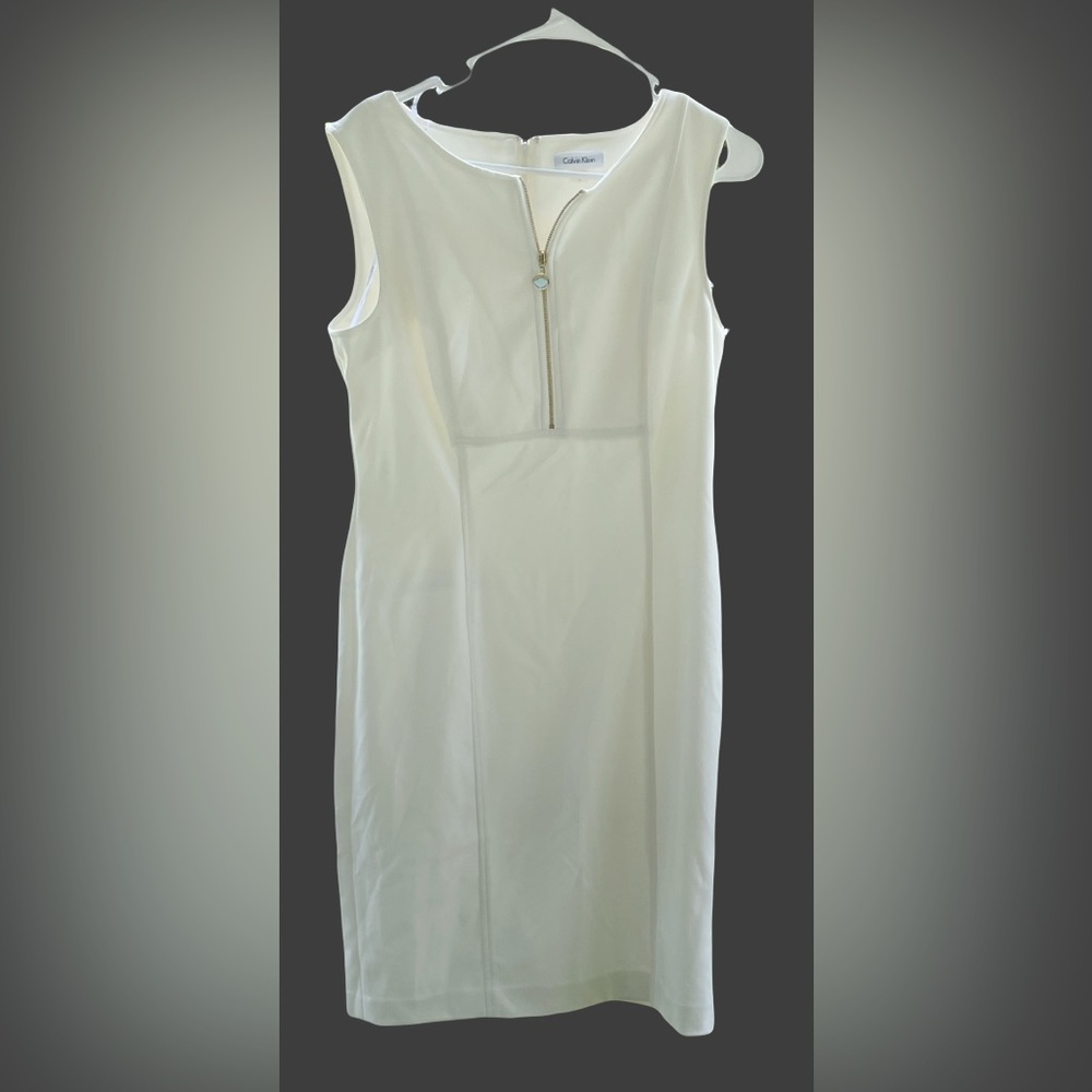 Calvin Klein Cream Midi Dress
